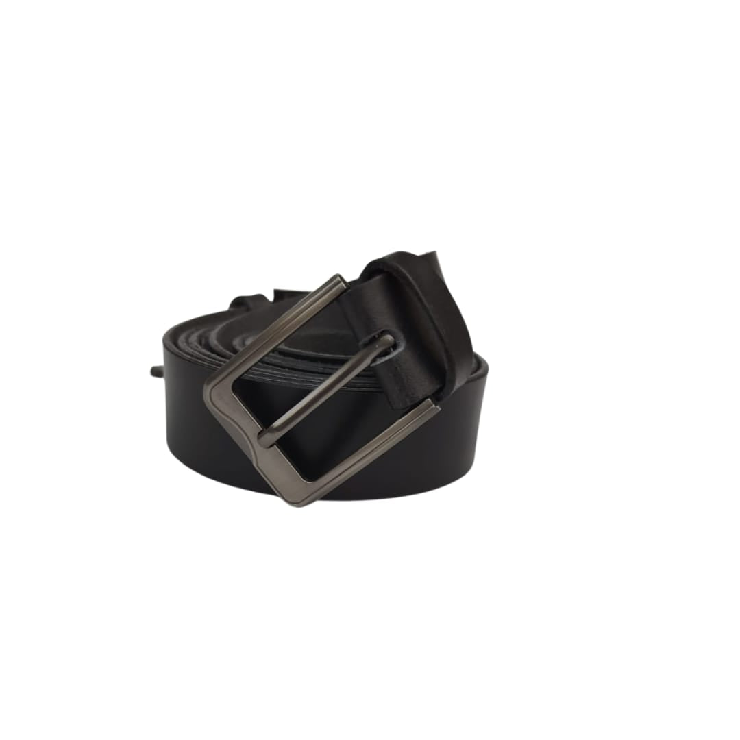 Men buffalo leather belt | Waist Belt for boys & Mens (Black)