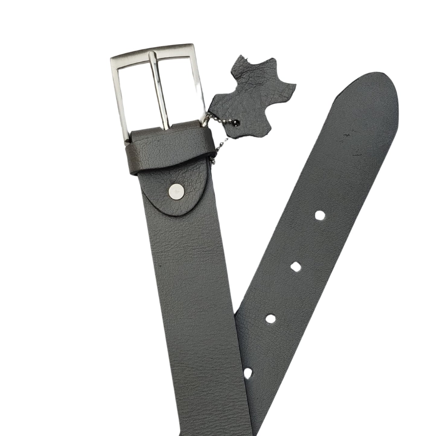 Men Buffalo leather belt grey color | Waist Belt for boys &