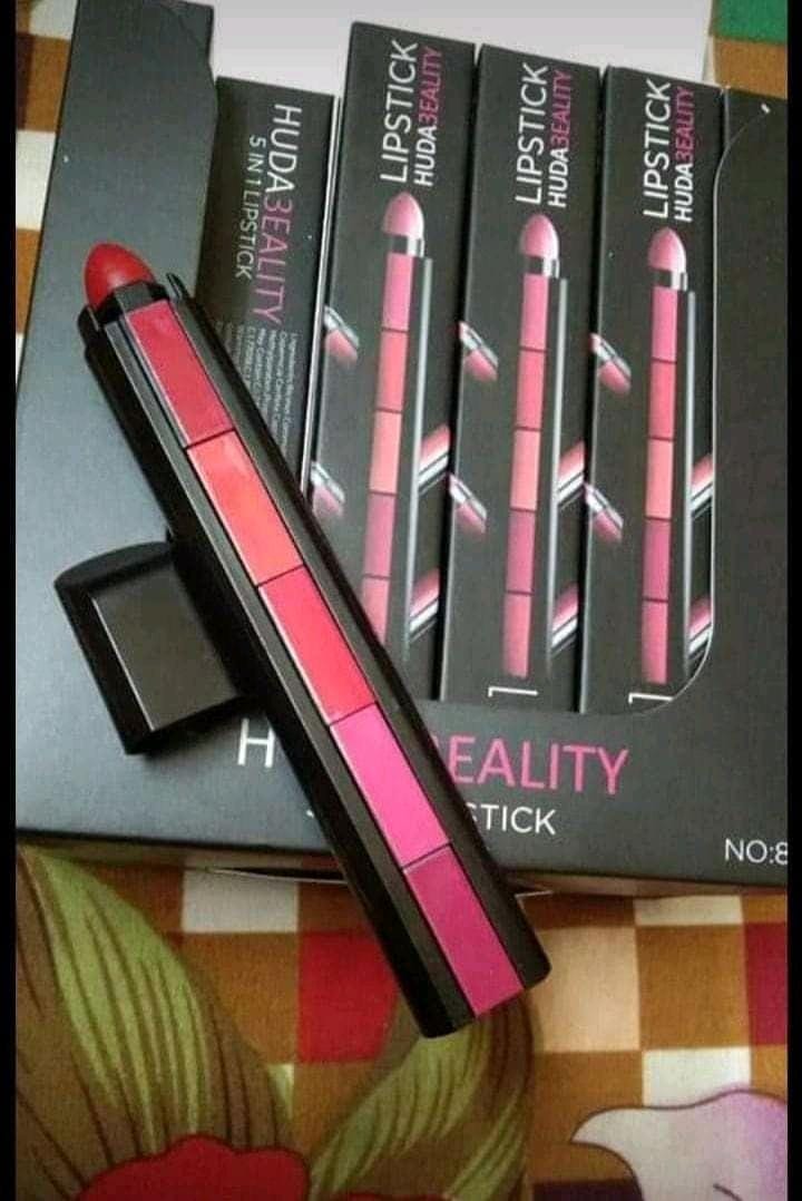 5 In 1 Huda Beauty Lipstick Nude Shades