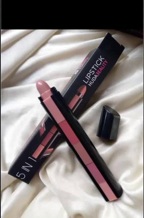 5 In 1 Huda Beauty Lipstick Nude Shades