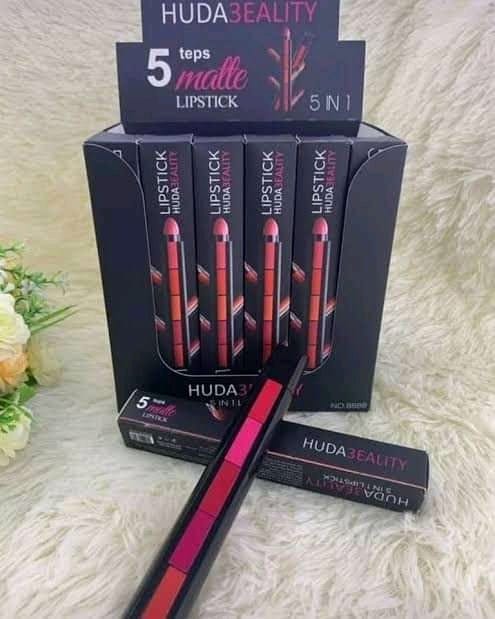 5 In 1 Huda Beauty Lipstick Nude Shades