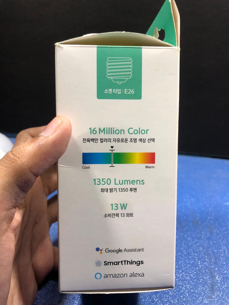 Color Changing Smart WIFI RGB led bulb, Dim-able and Color changing -