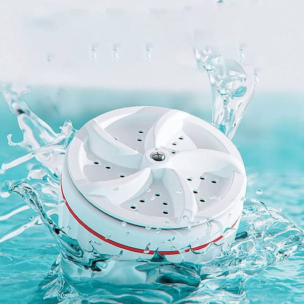Portable USB Travel Washer | Ultrasonic Rotating Turbine Washing Machine for Socks