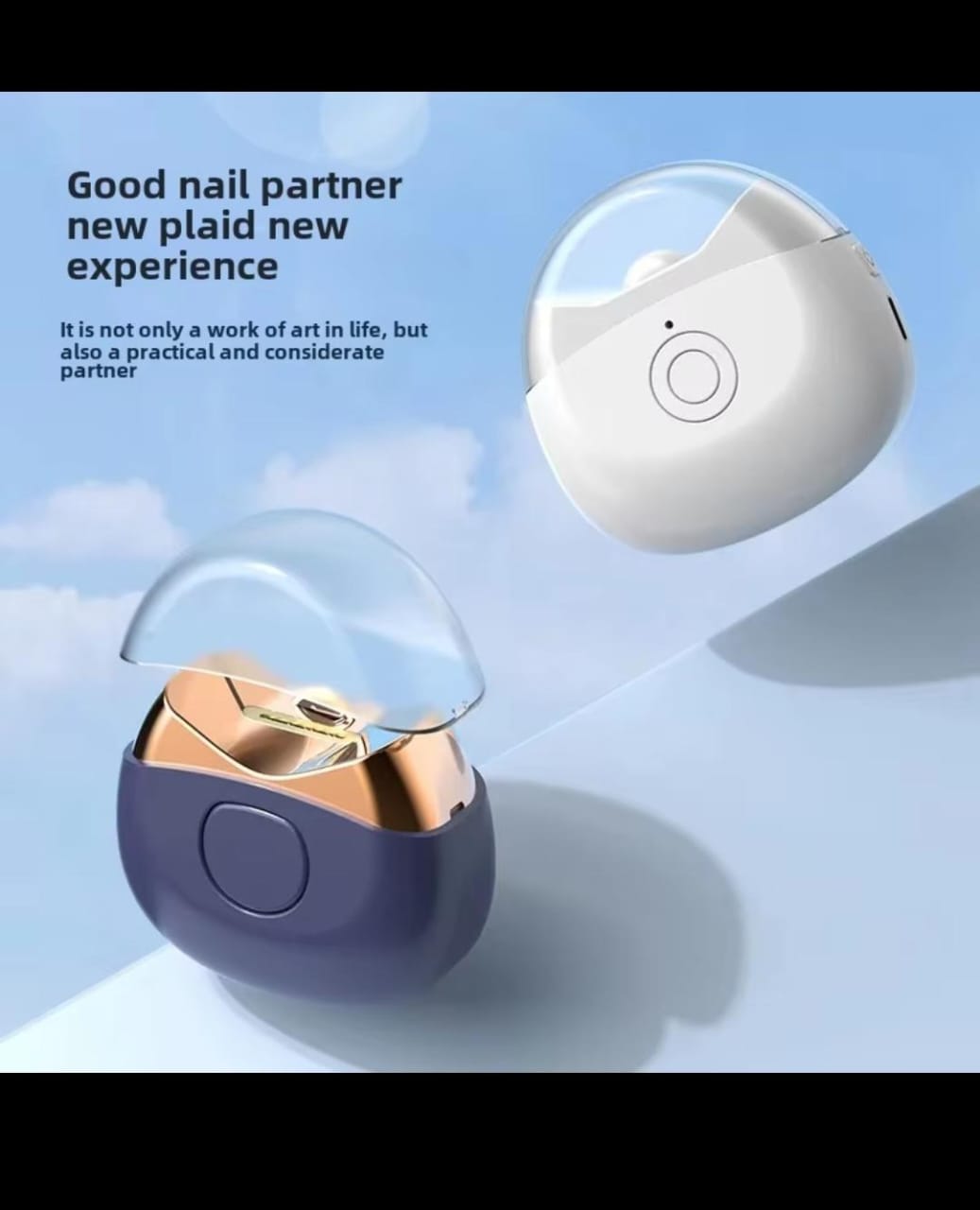 Automatic Electric Nail Clipper Trimmer For Elderly And Children Anti-Splash Home Use