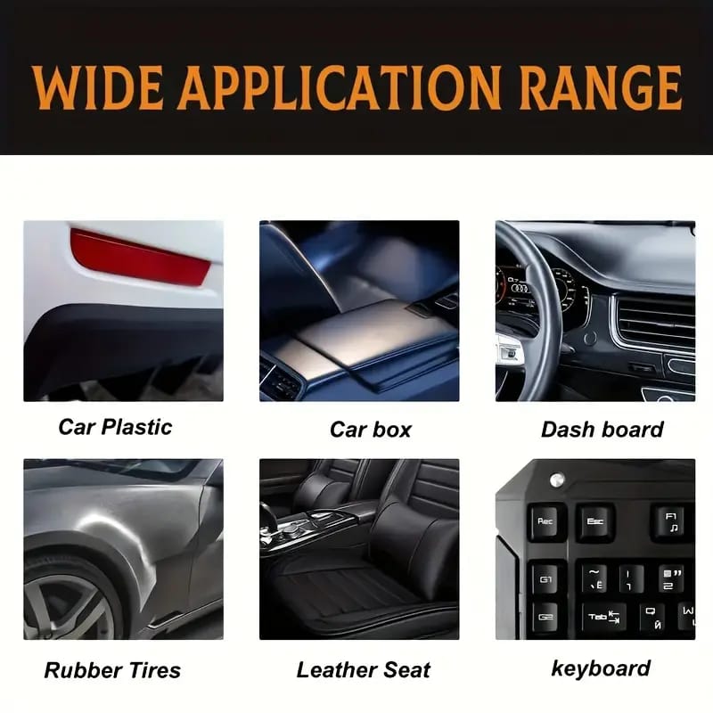 QIFENGHE Car Plastic Restorer - Auto Interior & Panel Renewal Wax Coating