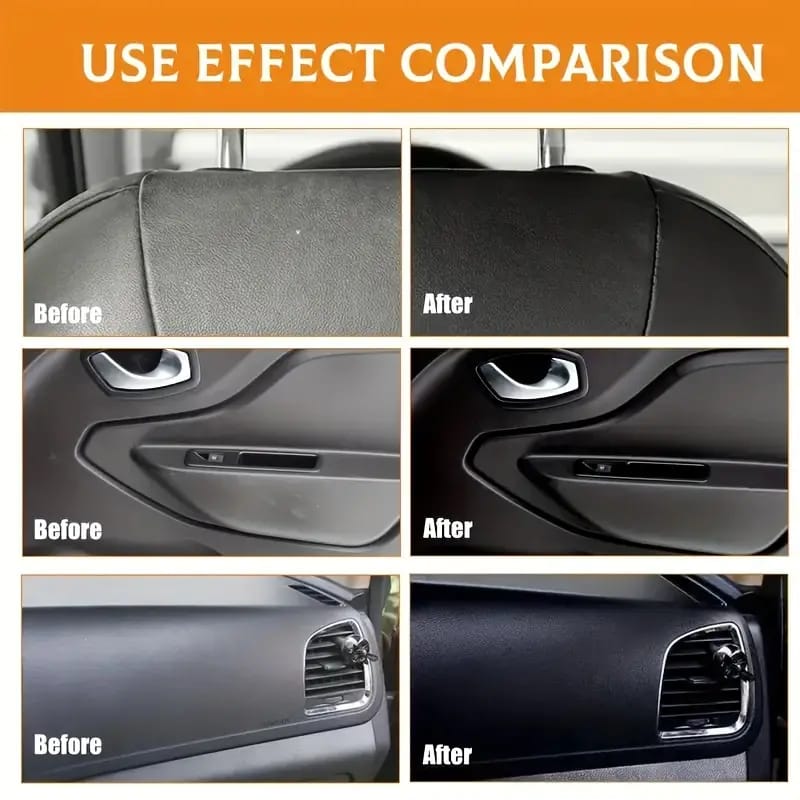 QIFENGHE Car Plastic Restorer - Auto Interior & Panel Renewal Wax Coating