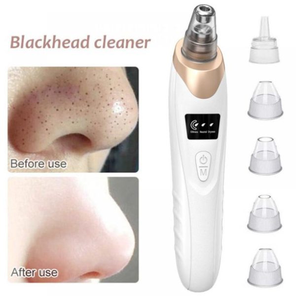 Face Vacuum Suction Blackhead Remover Pore Cleaner | Electric Deep Cleansing Tool