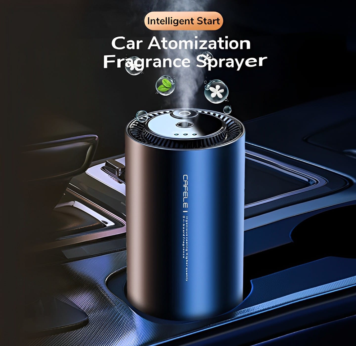 Electronic Air Purifier Auto Aroma Diffuser Deodorization Must-have Car Accsesories Interior Decorations