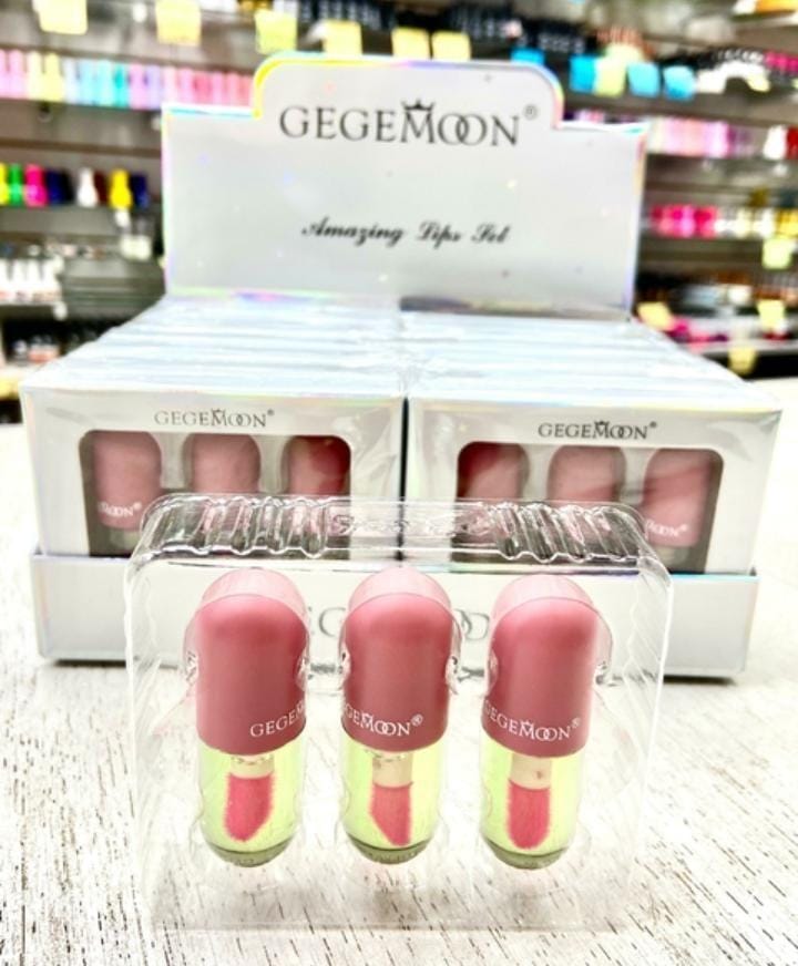 (pack of 3 ) NEW Lip Gloss Capsule Lip Plumper Oil Shiny
