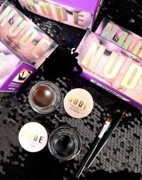 2 in 1 eyebrow gel with 2 brush