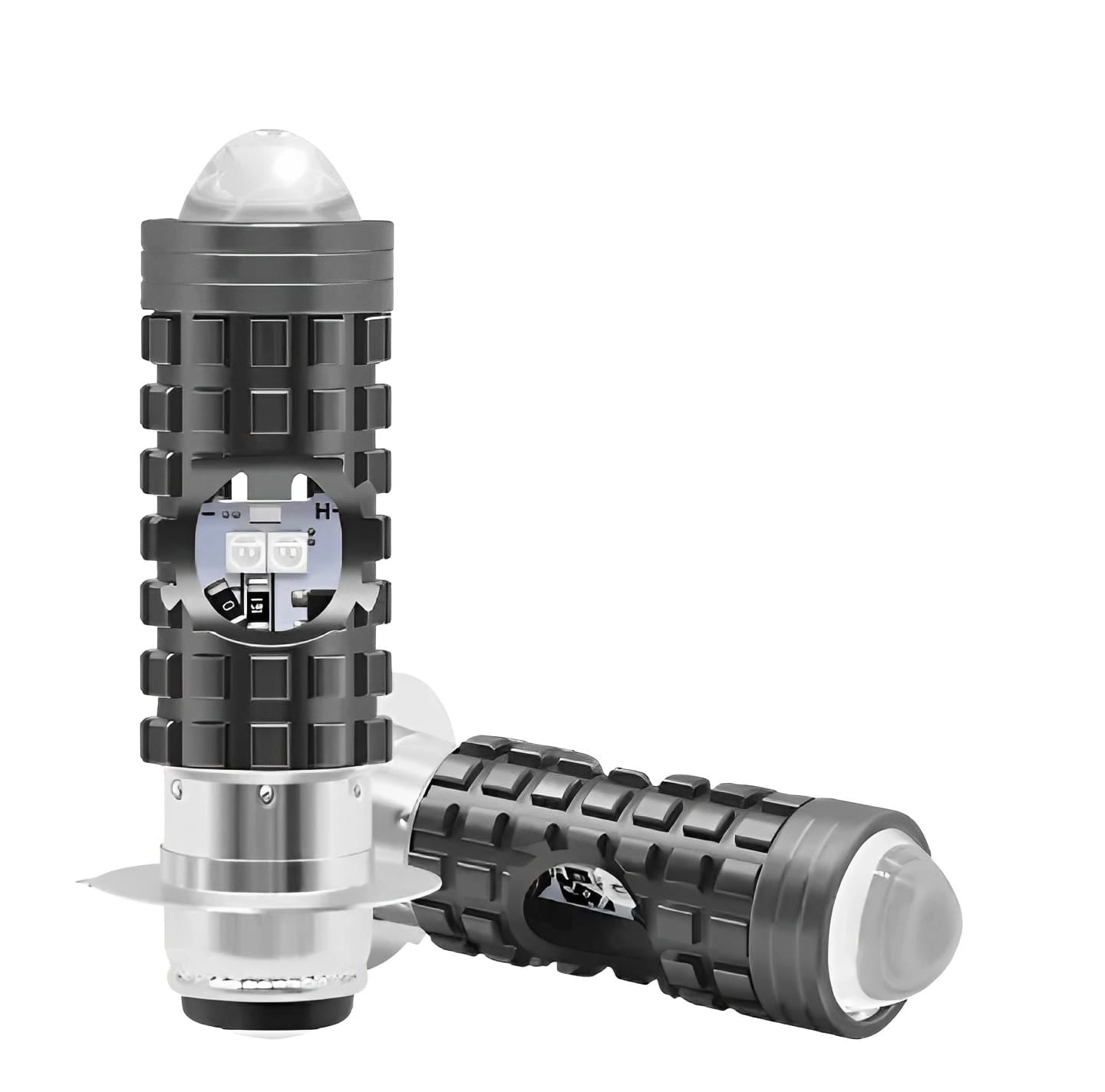 Bike LED Headlight Bulb with 5 Function- Police Light Red, Blue White