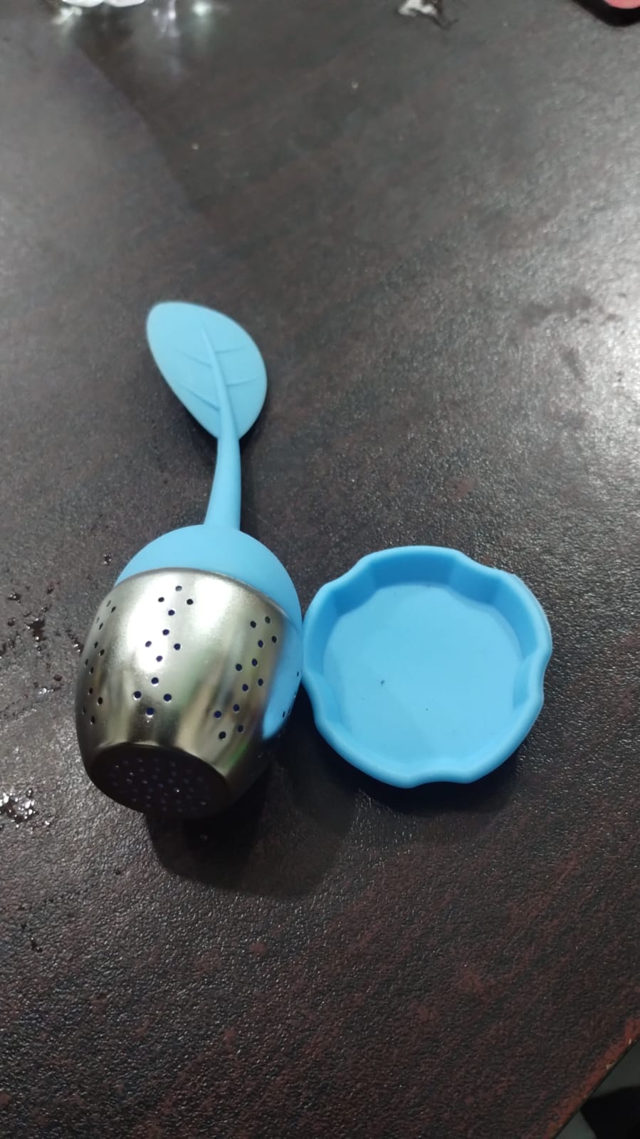 Silicone Tea Infuser - Stainless Steel Strainer Drip Tray Included