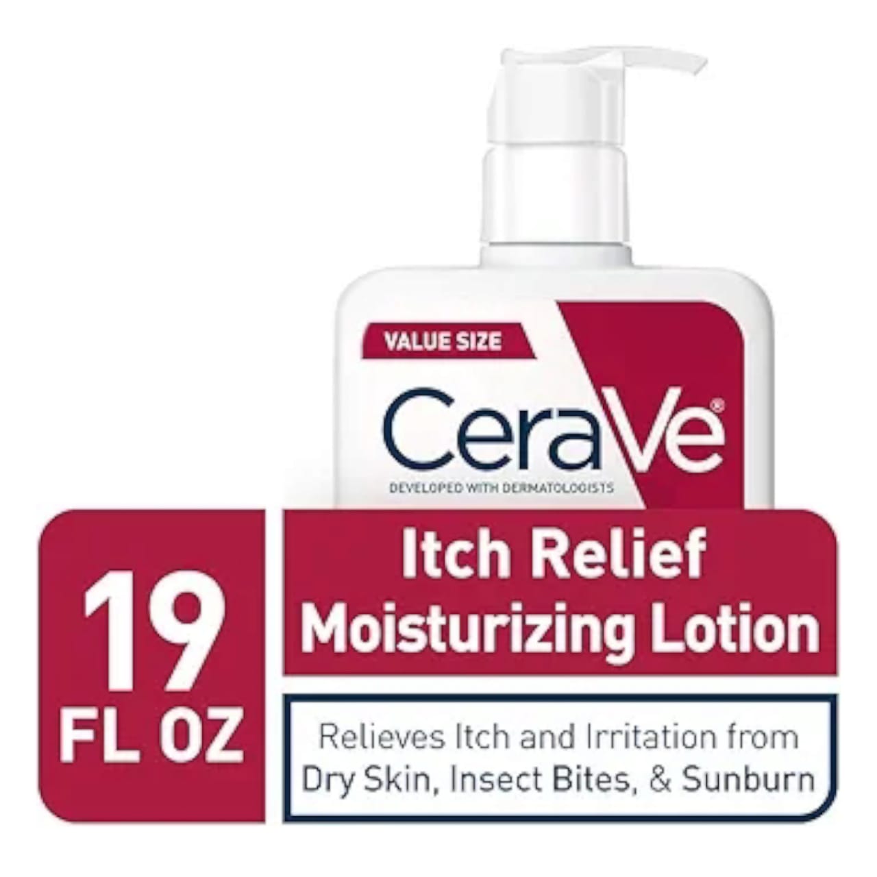 CeraVe Itch Relief Moisturizing Lotion with Pramoxine Hydrochloride for Dry Skin