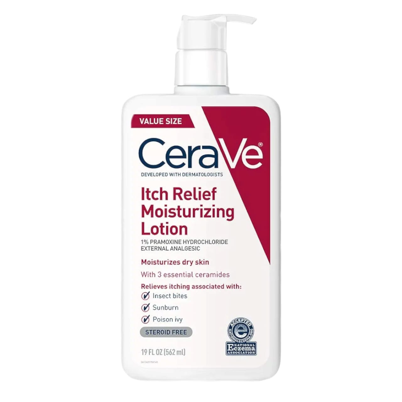 CeraVe Itch Relief Moisturizing Lotion with Pramoxine Hydrochloride for Dry Skin