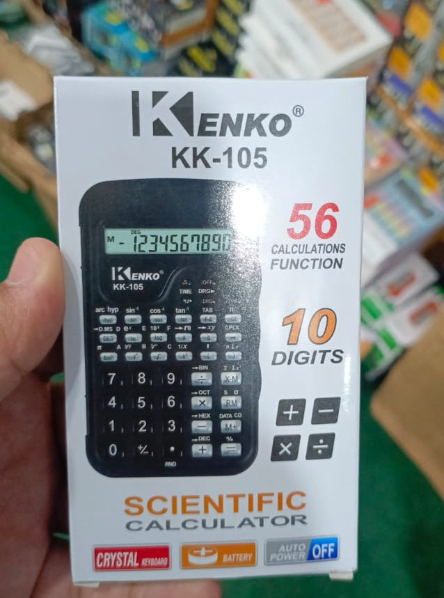 KENKO Scientific Calculator KK-105 function with time