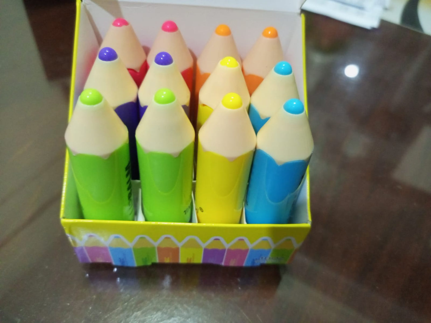 ( PACK OF 12 ) PENCIL SHAPE LIP BALM