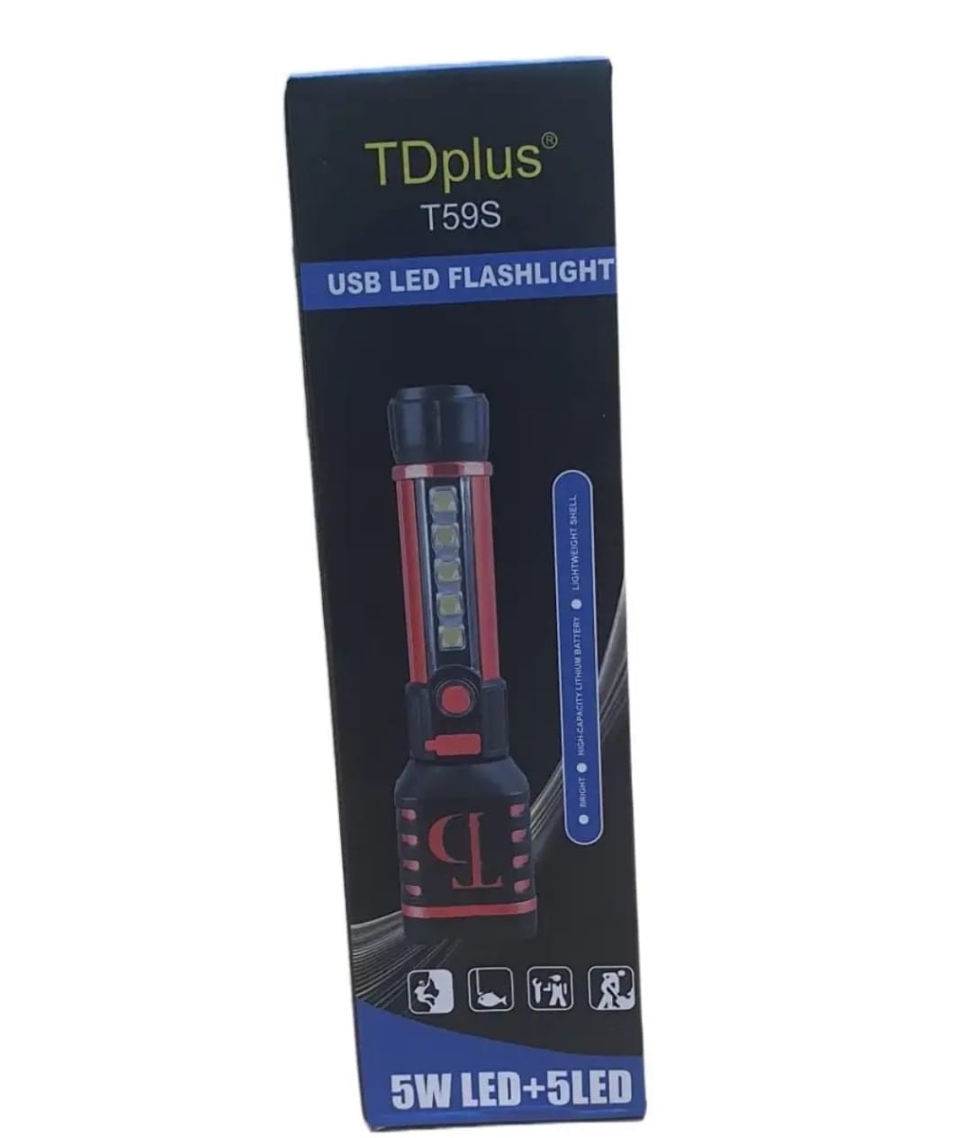 T59S Tdplus Super Bright Rechargeable Flashlight