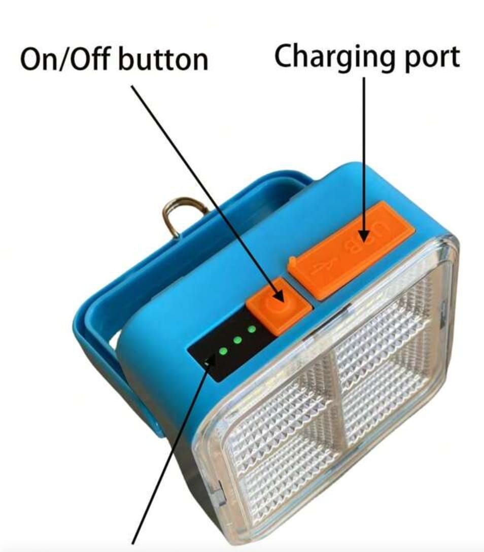Small Solar-Powered LED Camping & Outdoor Lantern With Super Long Endurance, Suitable