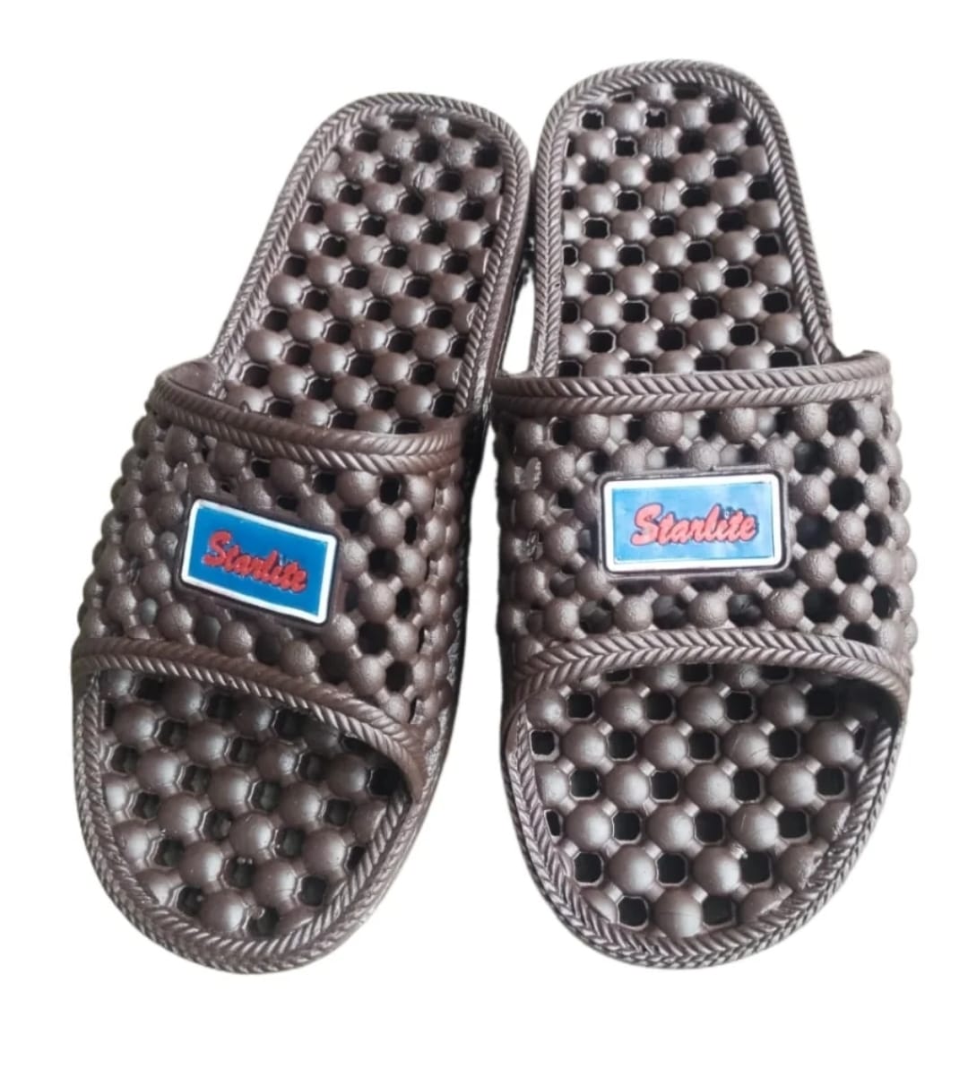 Bathroom Anti Slip Slippers, Washroom Shower Home Soft Rubber Rubber Slippers (Random