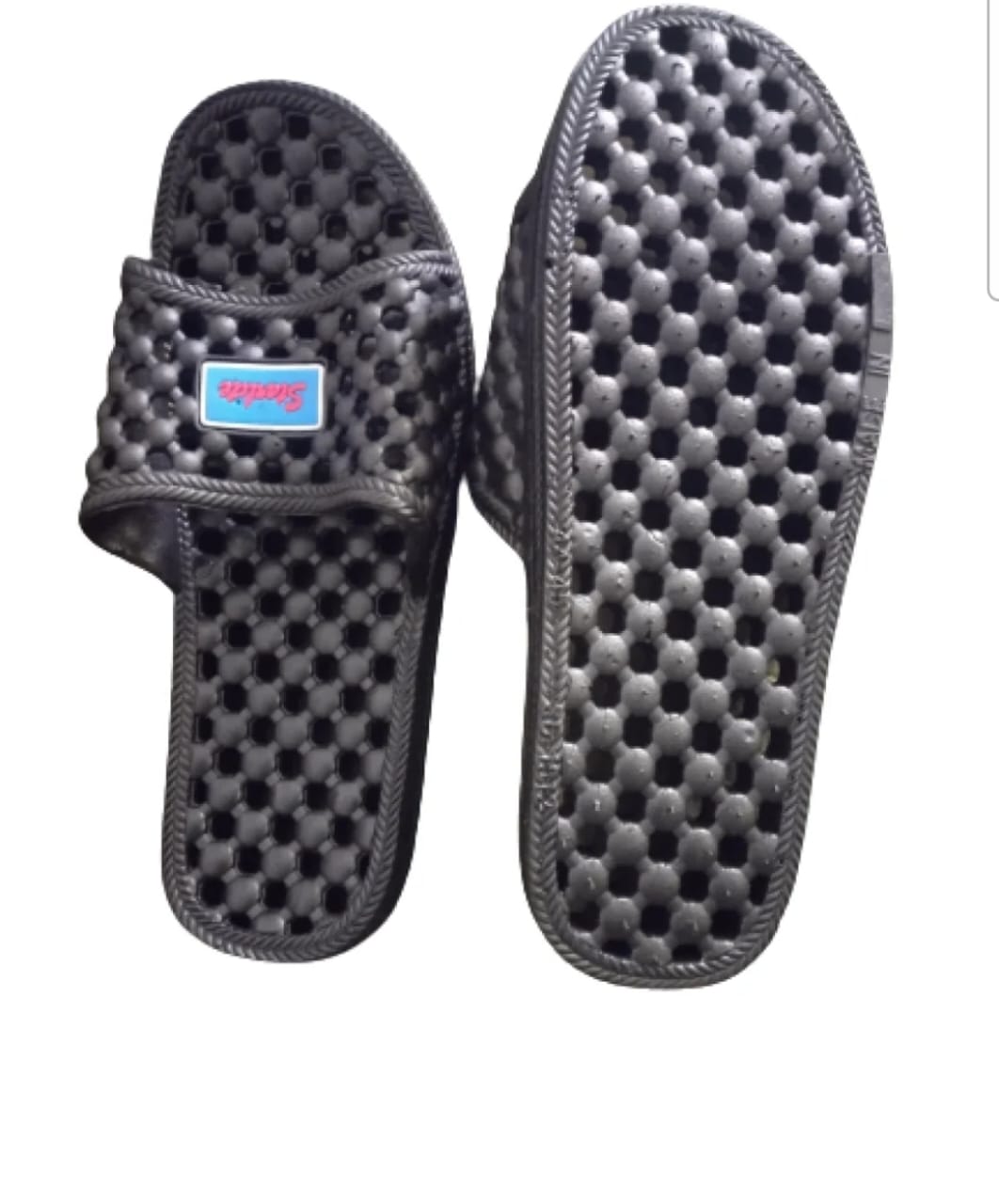 Bathroom Anti Slip Slippers, Washroom Shower Home Soft Rubber Rubber Slippers (Random