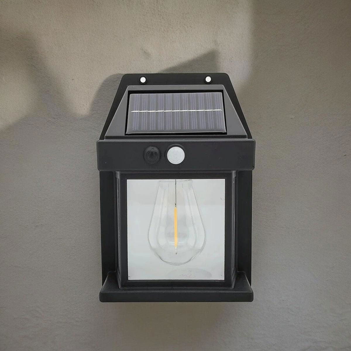 Solar Tungsten Filament Lamp - Outdoor Waterproof Intelligent Induction Wall Lamp for