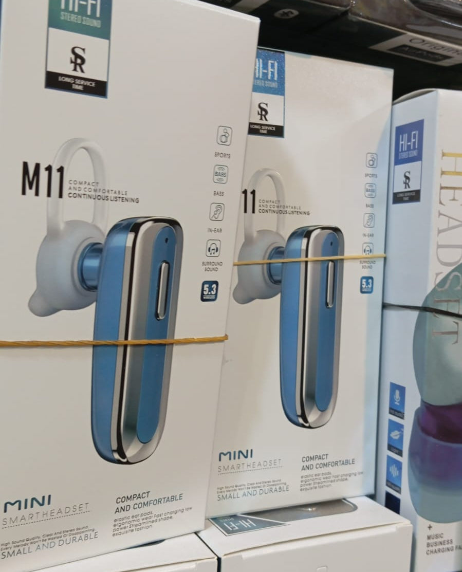 M11 Bluetooth Wireless Headset Right Ear Or Left Single Earbuds For phone
