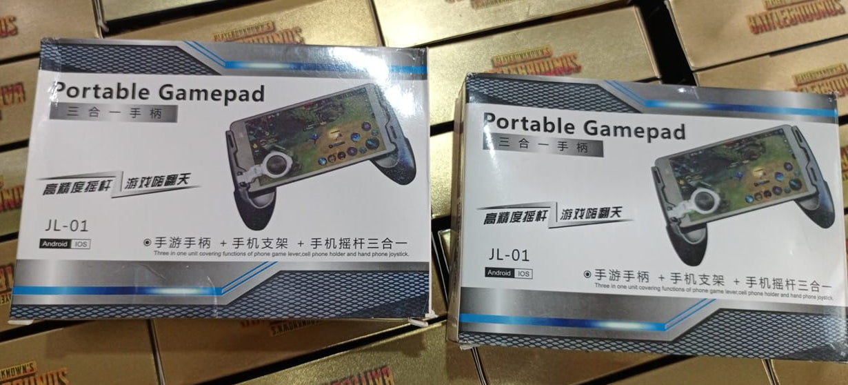 JL-01 3 in 1 Mobile Joystick Gamepad Phone Game Handle Grip Holder