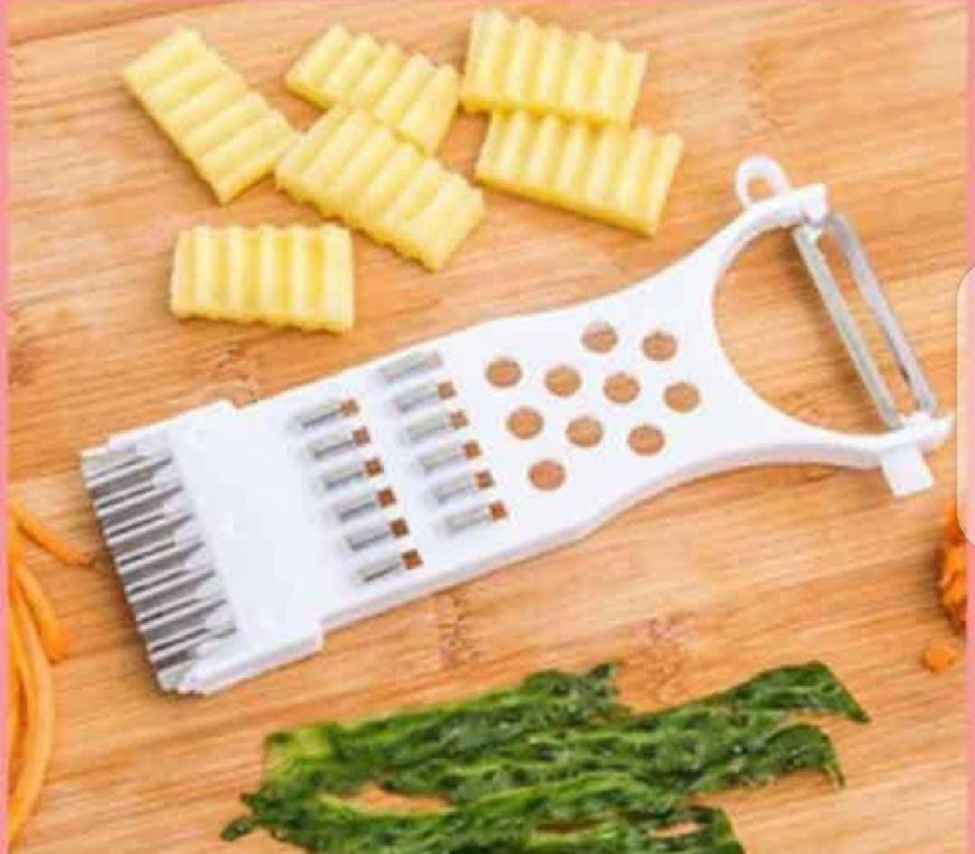 Multifunctional fruit Vegetables Peeler Grater Shredder Cutter - Pack of 3 (Random