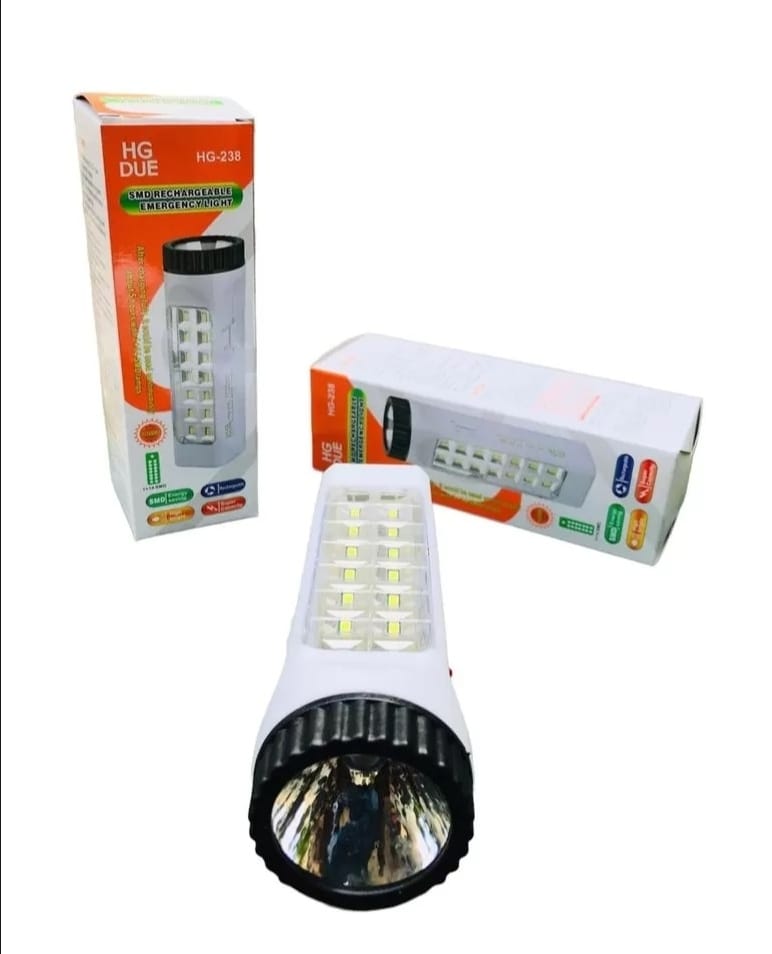 Rechargeable SMD FlashLight, HG-238, High quality, durable Study Torch Lamp Light, Long
