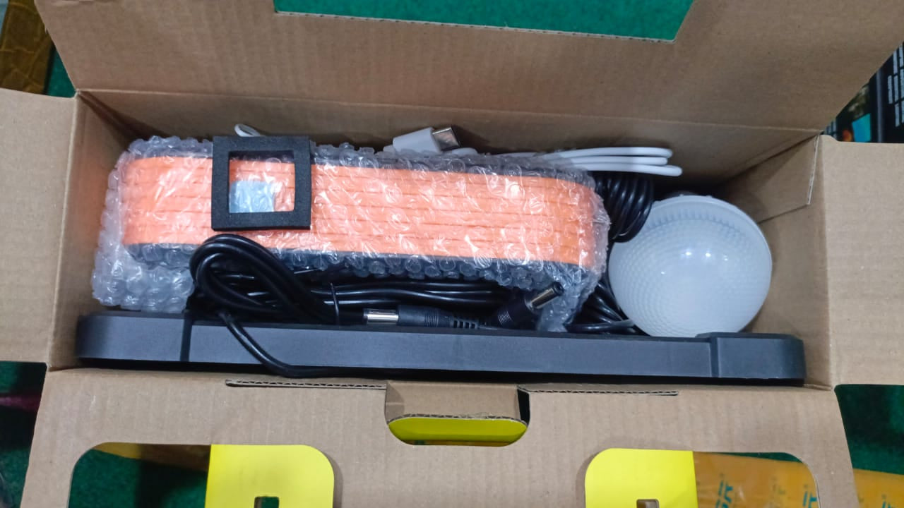 Solar Powered Light System Flashlight, Emergency Mobile Power Bank, Wireless Power Supply