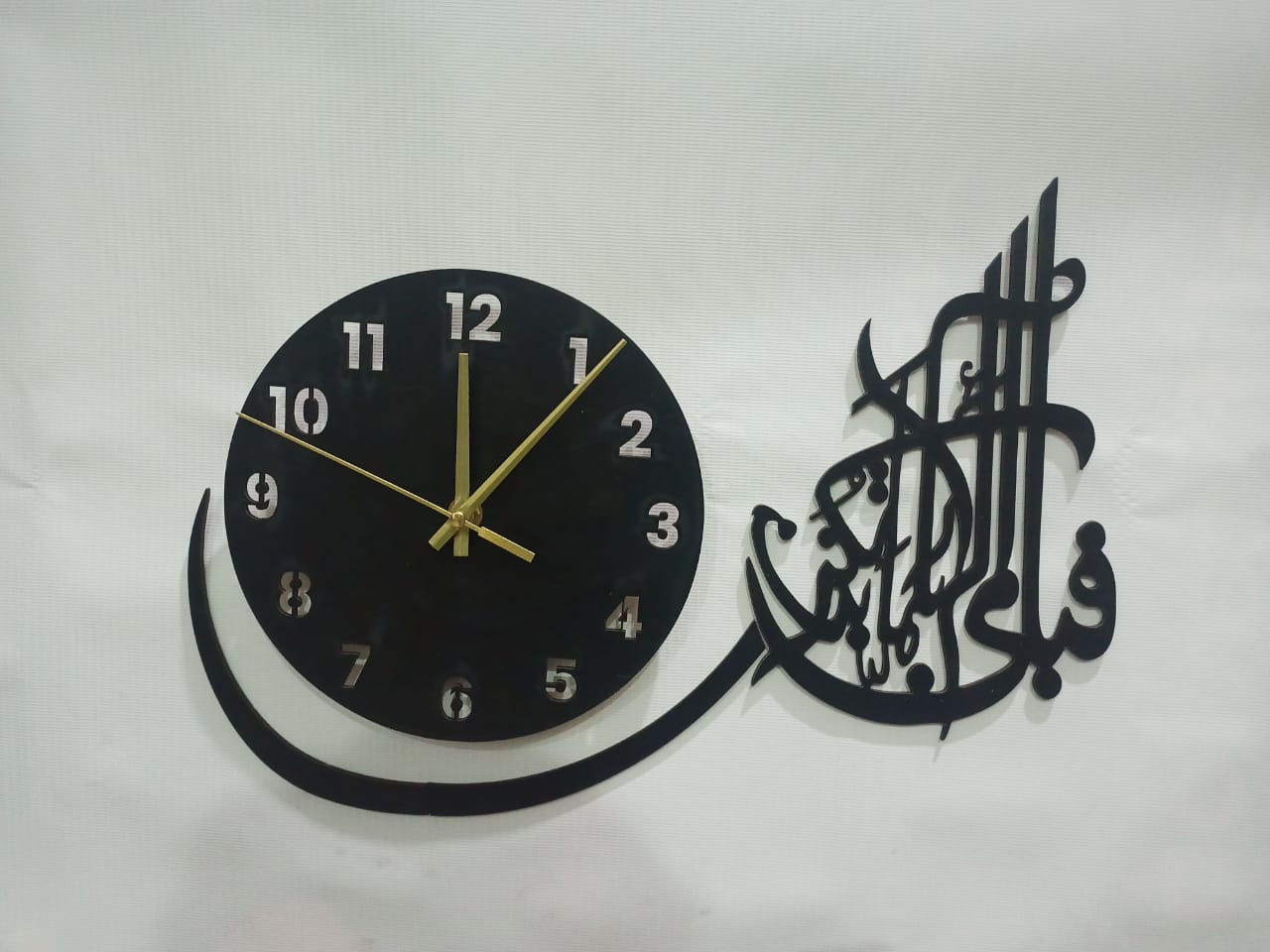 3d wall clock Wooden Wall Clock
