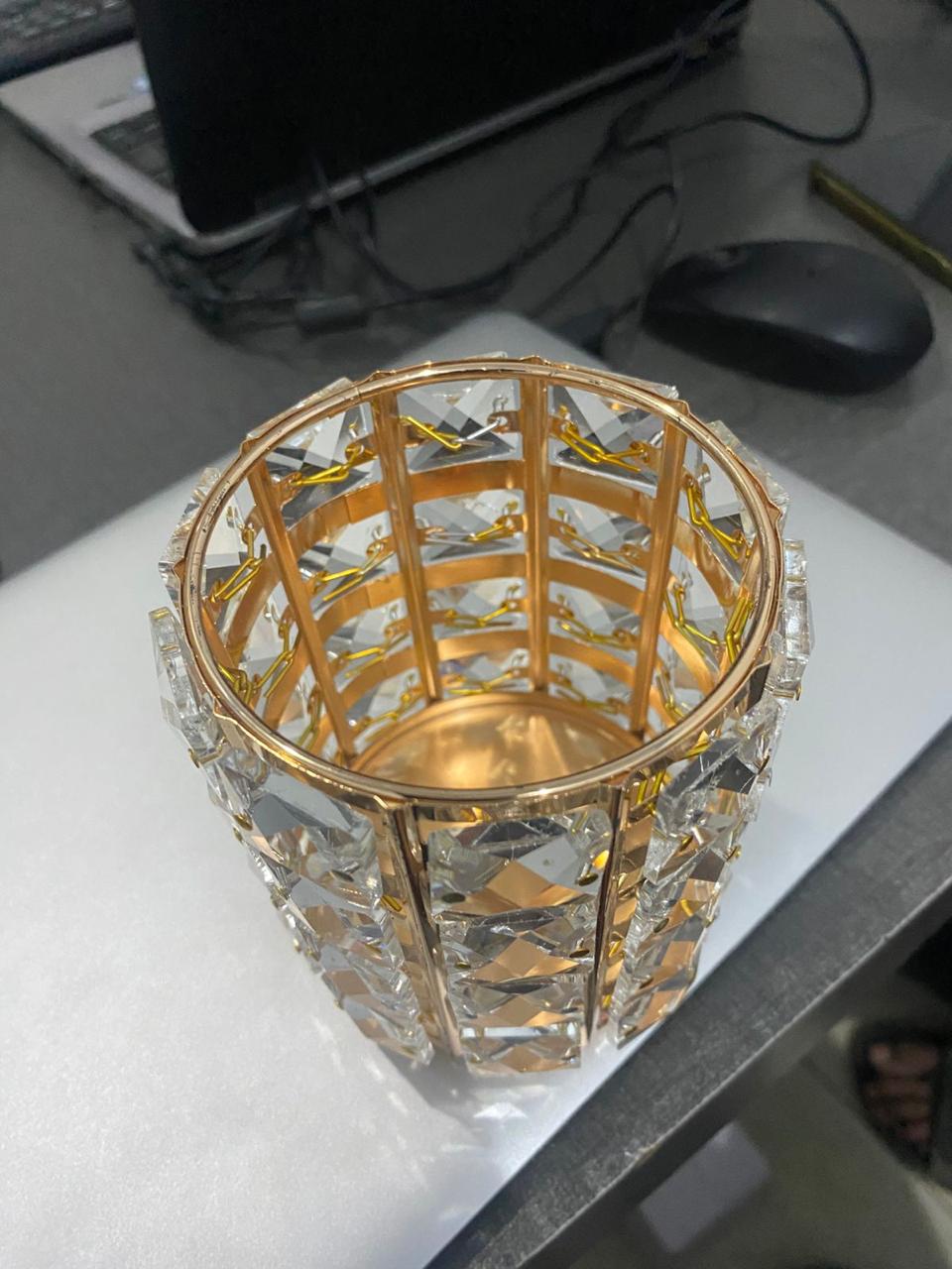 Crystal makeup brush Holder Or Pen Holder
