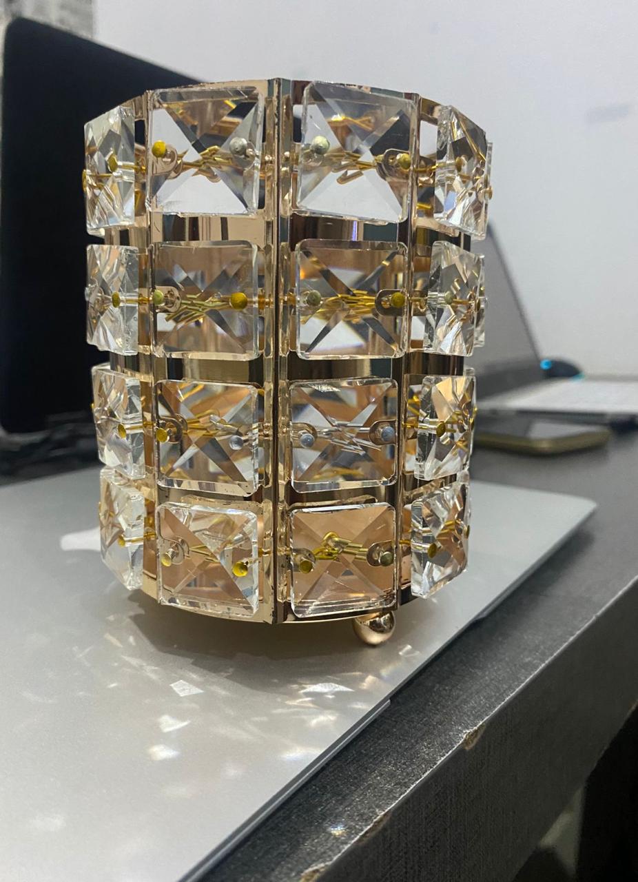 Crystal makeup brush Holder Or Pen Holder