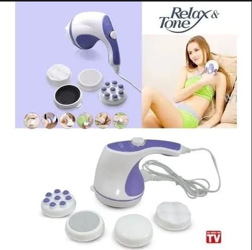Relax and Spin Tone Massager - 5 in 1 Full Body Massager