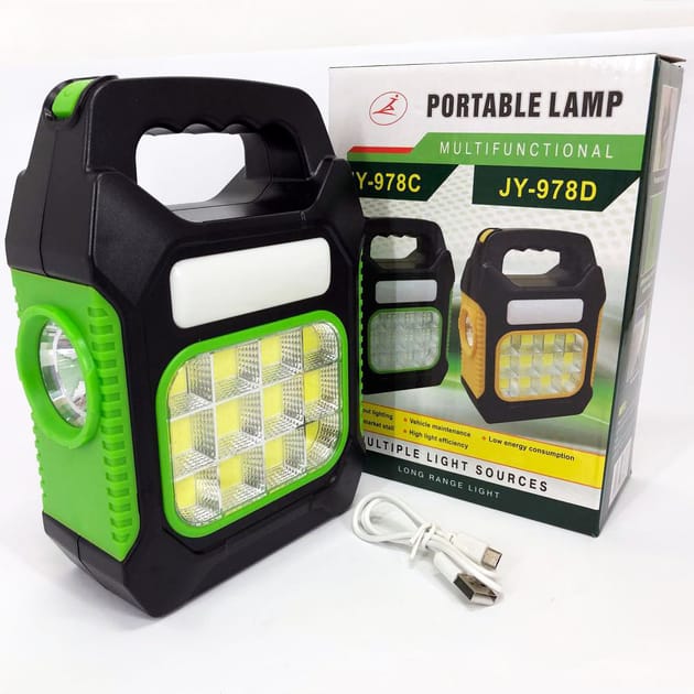 Solar Camping Lantern with Power Bank Function, JY-978D / Portable Rechargeable Lantern