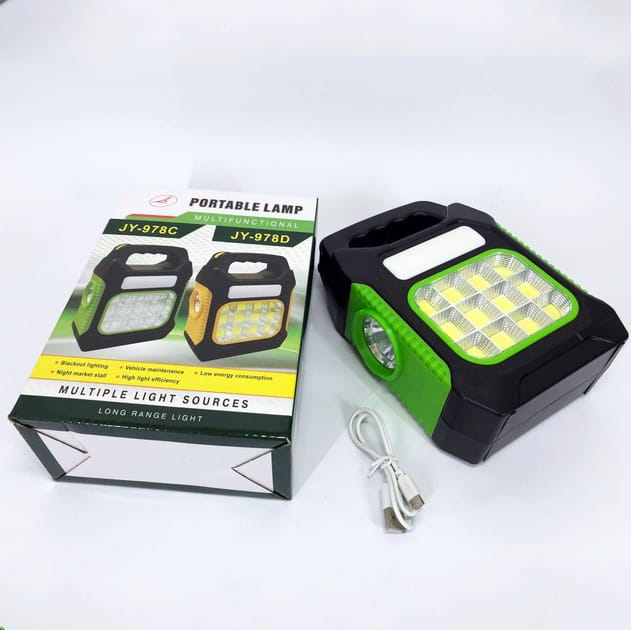 Solar Camping Lantern with Power Bank Function, JY-978D / Portable Rechargeable Lantern
