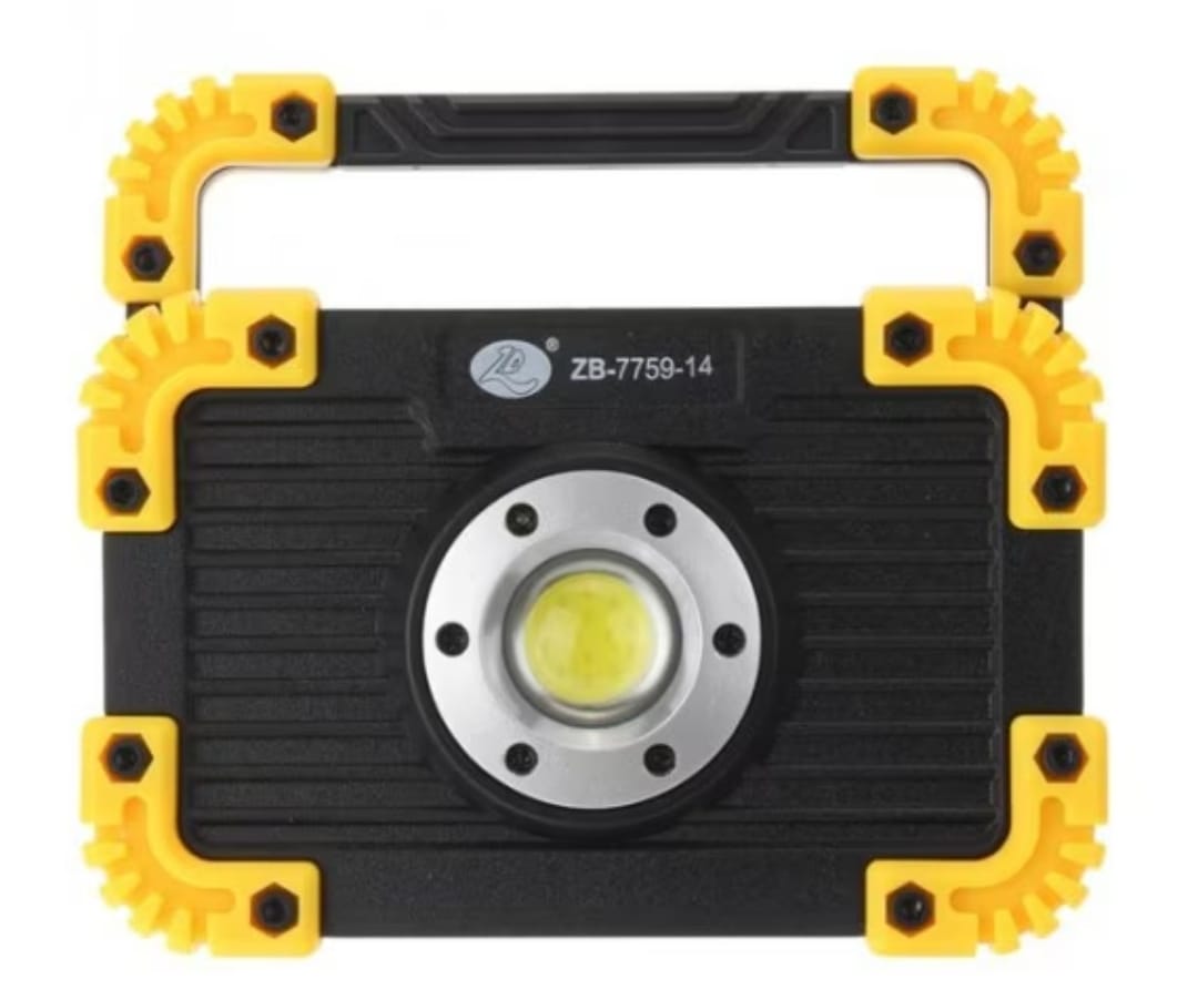 Portable COB LED Floodlight USB Charging Rechargeable Spot Work Outdoor Camping Lamp