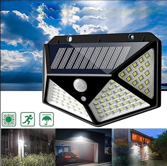 SOLAR INTERACTION WALL LAMP BK-114 | Outdoor Motion Sensor Solar Light