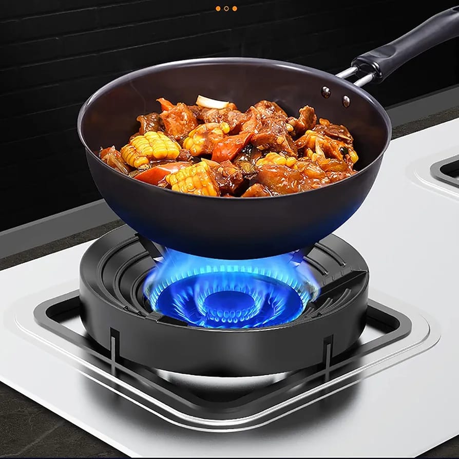 Combo Deal Of Gas Saver Burner Stand + USB Rechargeable Arc Lighter