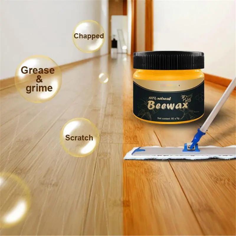 Wood Seasoning Beewax Polish - Complete Solution Furniture Care Polishing Beeswax