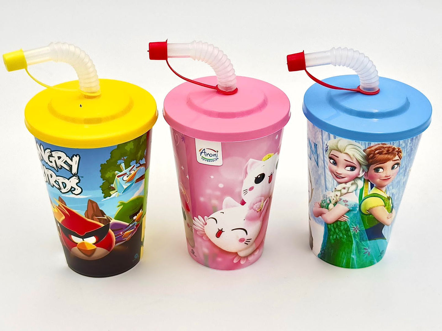 Kids Sipper with Straw durable and BPA-free plastic, (random color and