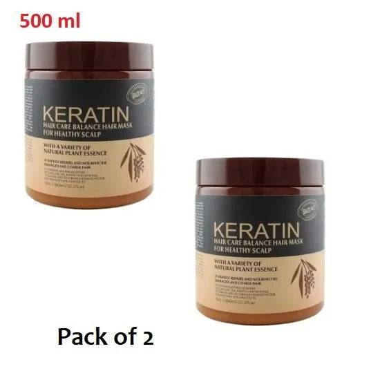 Pack Of 2 | Keratin Hair Mask Treatment Your Secret to Shiny,