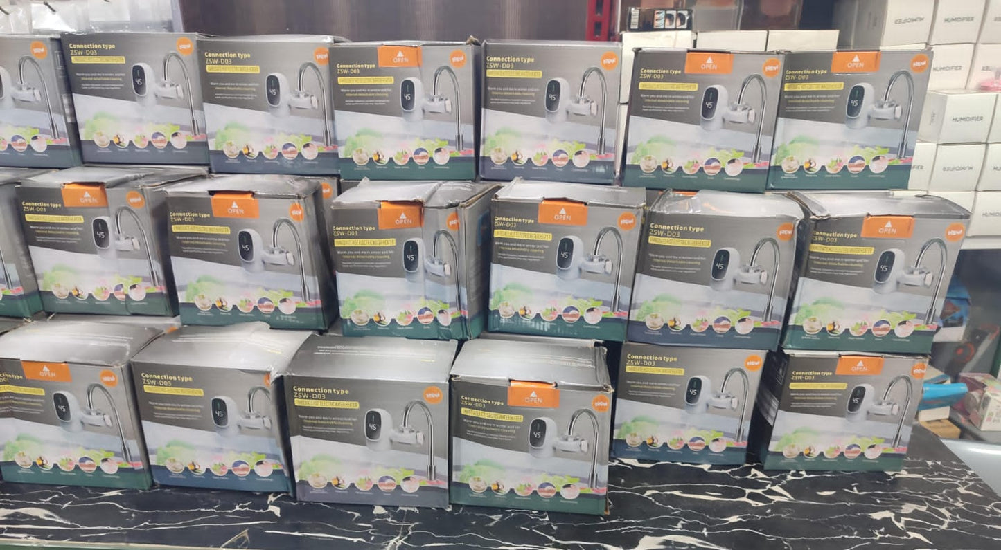 3000W Electric Water Heater Tap Instant Hot Water Faucet Heater Cold Heating