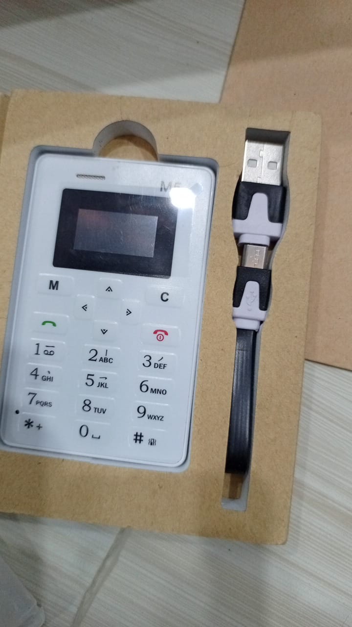 M5 MINI MOBILE CREDIT CARD SIZE (random color )