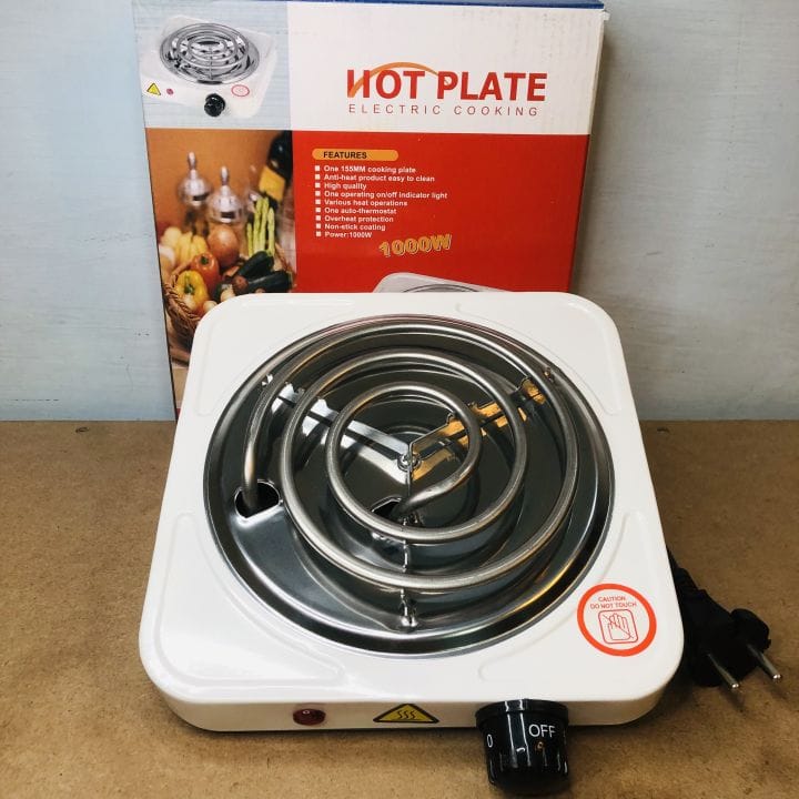 HOT PLATE ELECTRIC SINGLE BURNER Stove for cooking, Easy to