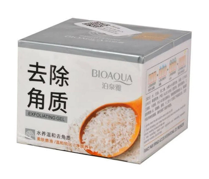 BIOAQUA Brightening & Exfoliating Rice Gel Face Scrub 140g