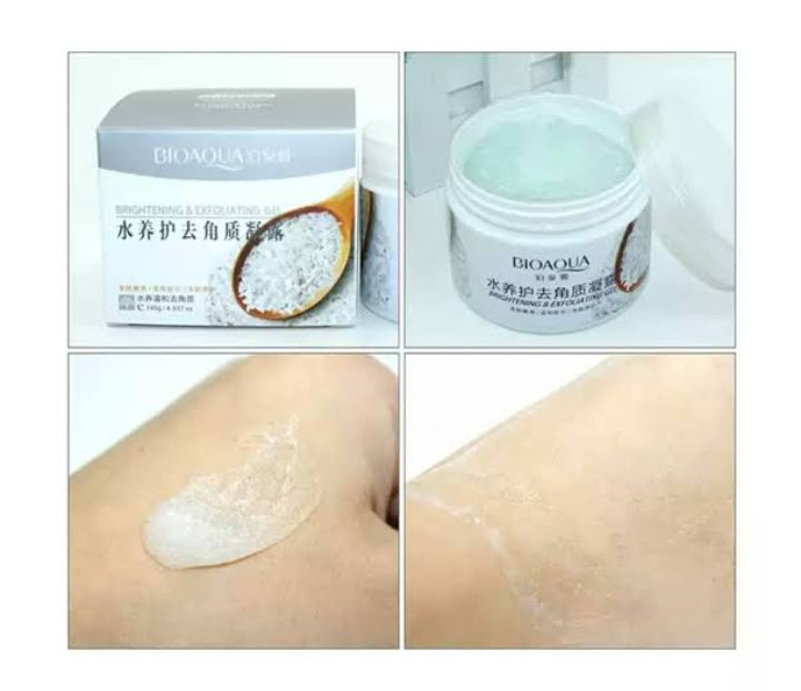 BIOAQUA Brightening & Exfoliating Rice Gel Face Scrub 140g