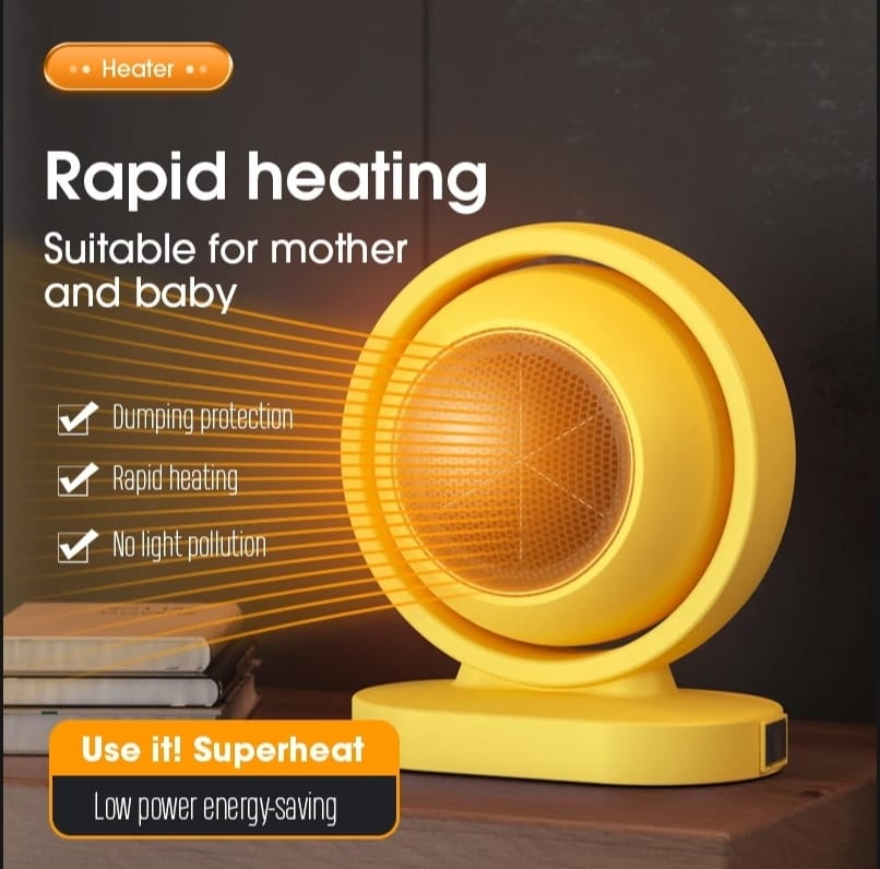 Mini Electric Heaters Warmer Wind Portable 380w Heating Intelligent Air Fan Heater