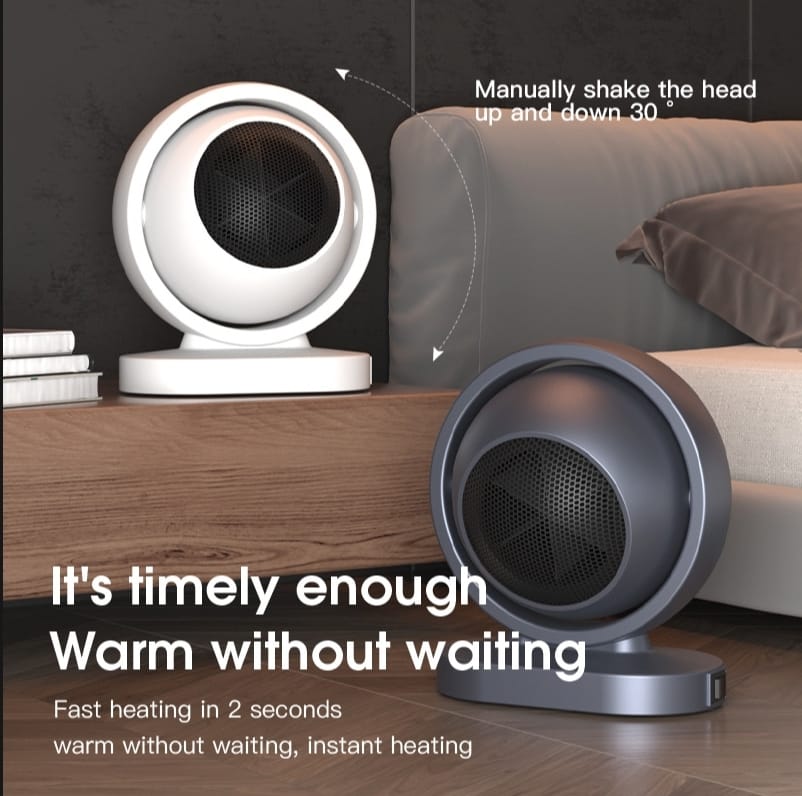Mini Electric Heaters Warmer Wind Portable 380w Heating Intelligent Air Fan Heater