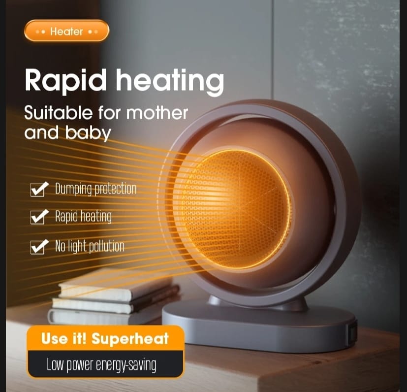 Mini Electric Heaters Warmer Wind Portable 380w Heating Intelligent Air Fan Heater